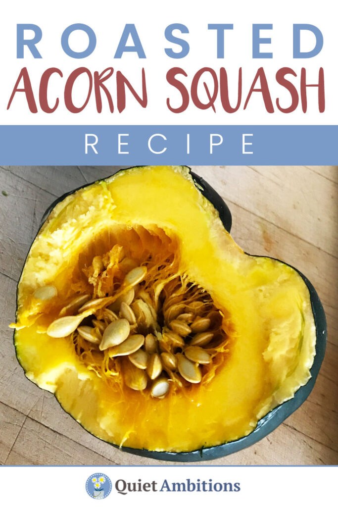Acorn Squash with seeds